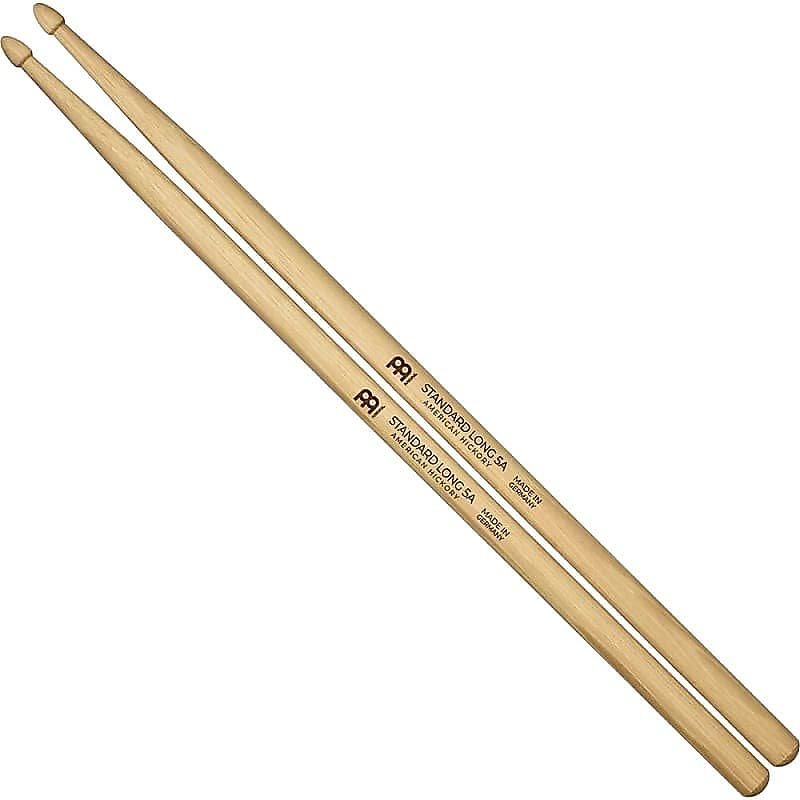 Baquetas Meinl SB103 Standard Long 5A (par) con punta de madera y enlace de video